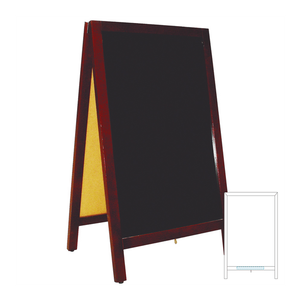 Angled Frame w/ 2 Sides Black Wood Angled Frame w/ 2 Sides Black Wood